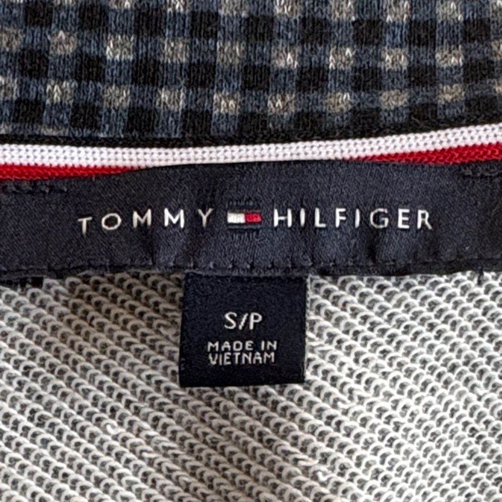 Tommy Hilfiger Blue Checkered Military-Style Blazer - Picture 5 of 7